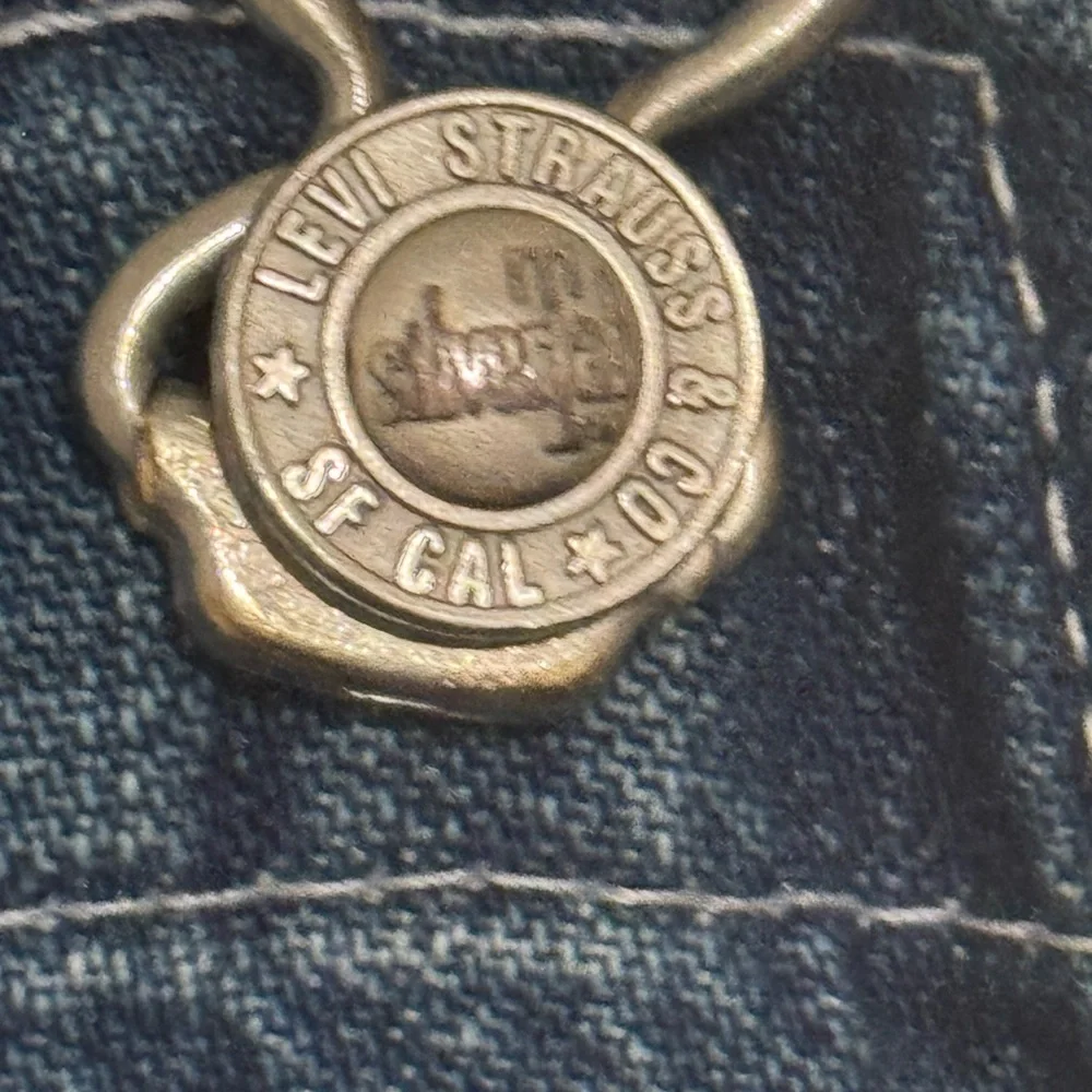 Vintage Levi’s Denim Overalls | Wide Leg / flare Blue Jean Dungarees - Picture 9 of 9